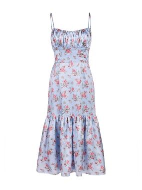 Bellevue The Label, Rosetta Midi Dress, Rosetta Print